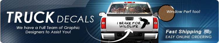 Custom Vinyl Decals for Trucks | Banners.com